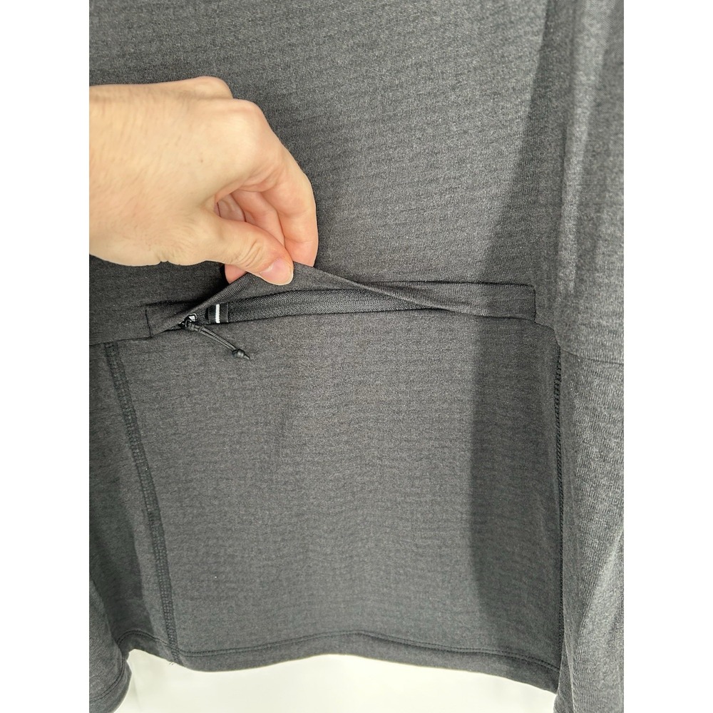 Ten Thousand The Over Zip Black Quarter 1/4 Pullover Polartec Thermal Lined Med - Picture 6 of 8